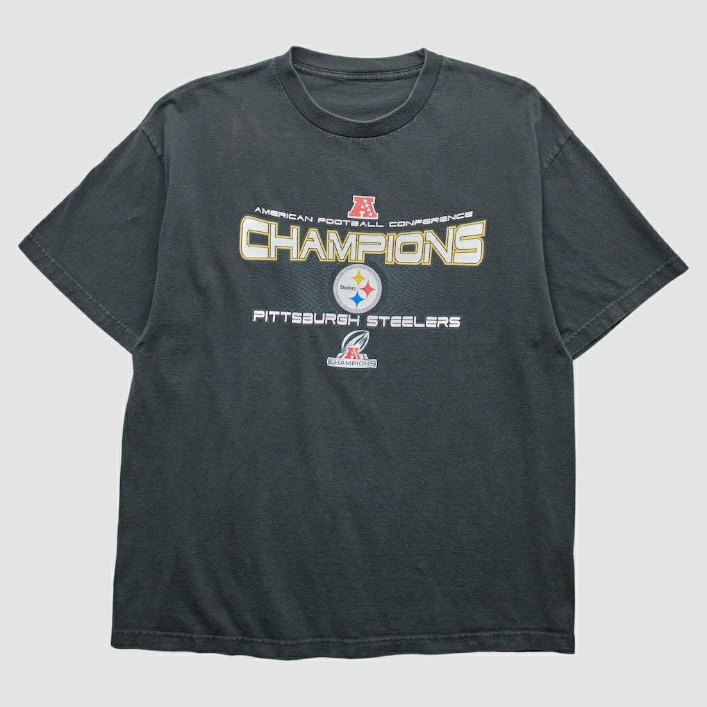Pittsburgh Steelers 2000s T-Shirt Black Vintage