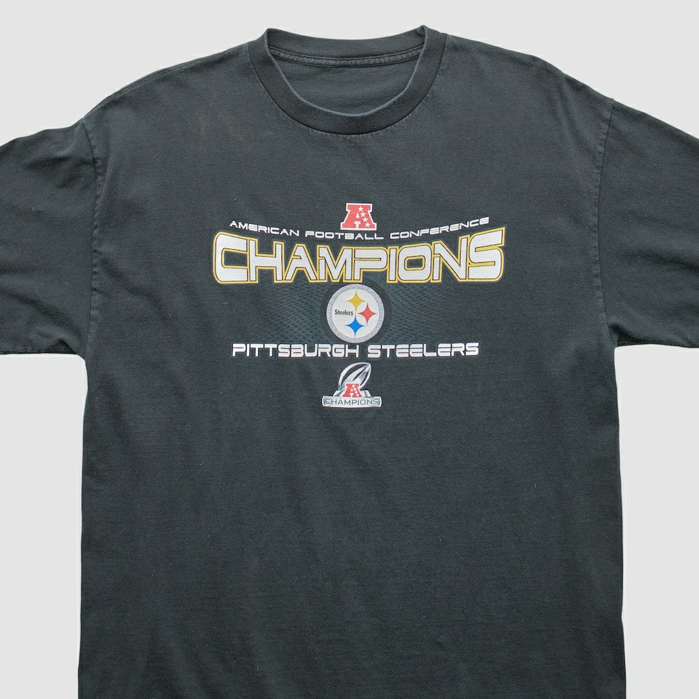 Pittsburgh Steelers 2000s T-Shirt Black Vintage
