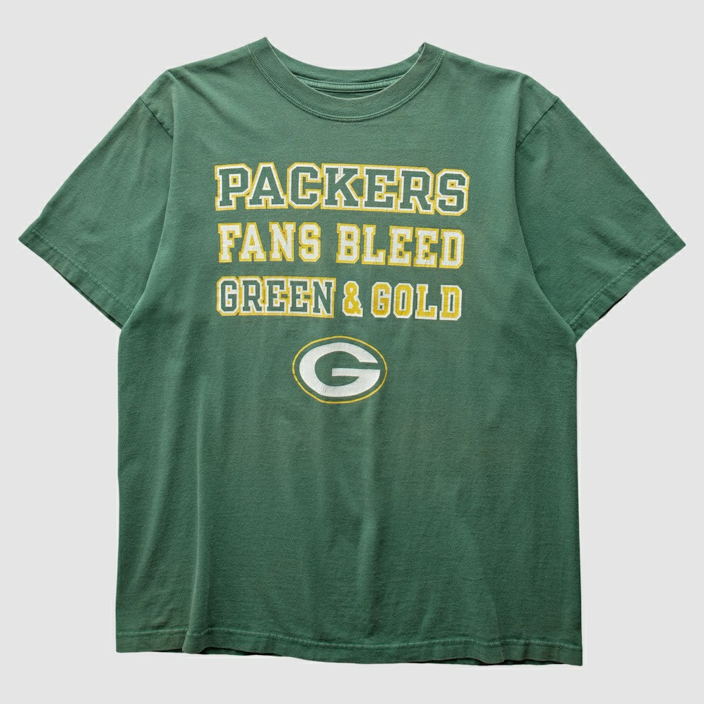 Green Bay Packers 2000s T-Shirt Green Vintage