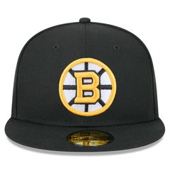 NHL Boston Bruins New Era Core 59FIFTY Fitted Hat - Black
