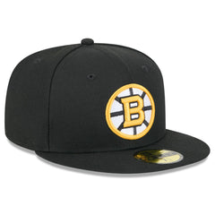 NHL Boston Bruins New Era Core 59FIFTY Fitted Hat - Black
