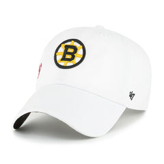 NHL Boston Bruins '47 Women's Confetti Clean Up Adjustable Hat - White
