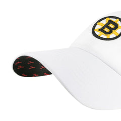 NHL Boston Bruins '47 Women's Confetti Clean Up Adjustable Hat - White