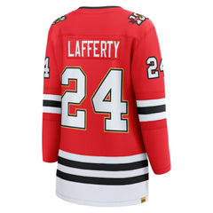 NHL Sam Lafferty Chicago Blackhawks Fanatics Women's Centennial Breakaway Player Jersey - Red