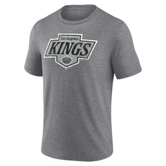 NHL,Custom Los Angeles Kings Heritage Custom Tri-Blend T-Shirt - Gray