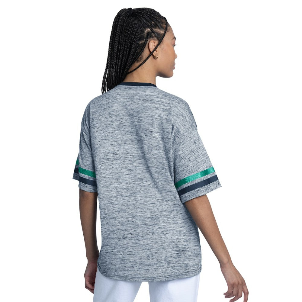 Seattle Mariners G-III 4Her by Carl Banks Women's Off-Season Oversized Top - Navy Tops