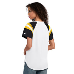 Pittsburgh Pirates Starter Women's Game On Notch Neck T-Shirt - White T-shirts