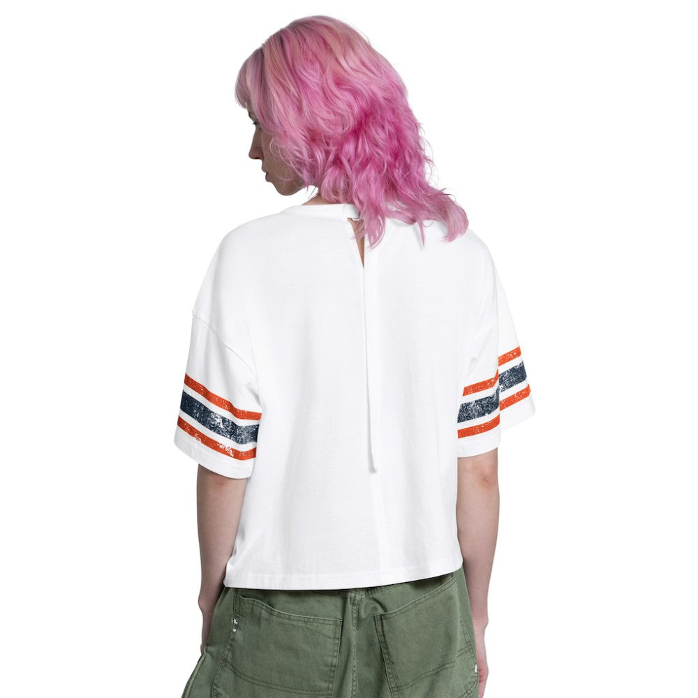 Houston Astros Starter Women's Cropped Hurry Up Offense T-Shirt - White T-shirts