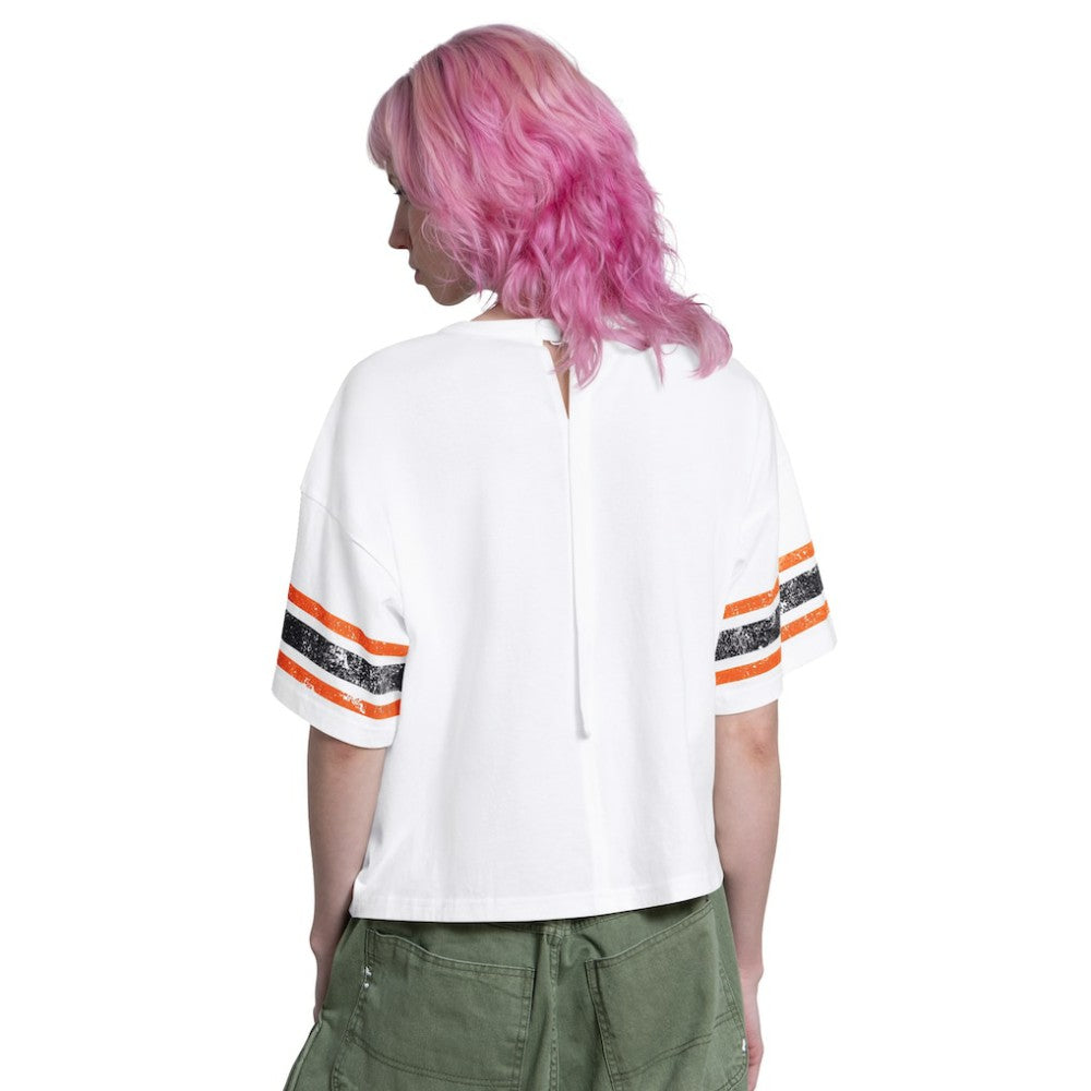 San Francisco Giants Starter Women's Cropped Hurry Up Offense T-Shirt - White T-shirts