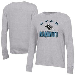 NHL Utah Mammoth Champion Women's Core Long Sleeve T-Shirt - Gray