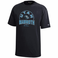 NHL Utah Mammoth Champion Youth Jersey T-Shirt - Black