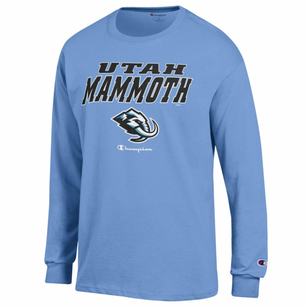 NHL Utah Mammoth Champion Jersey Long Sleeve T-Shirt - Blue