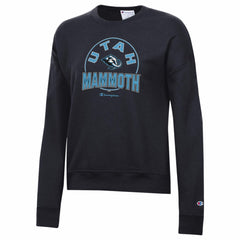 NHL Utah Mammoth Champion Women's Powerblend Fleece Sweatshirt - Black