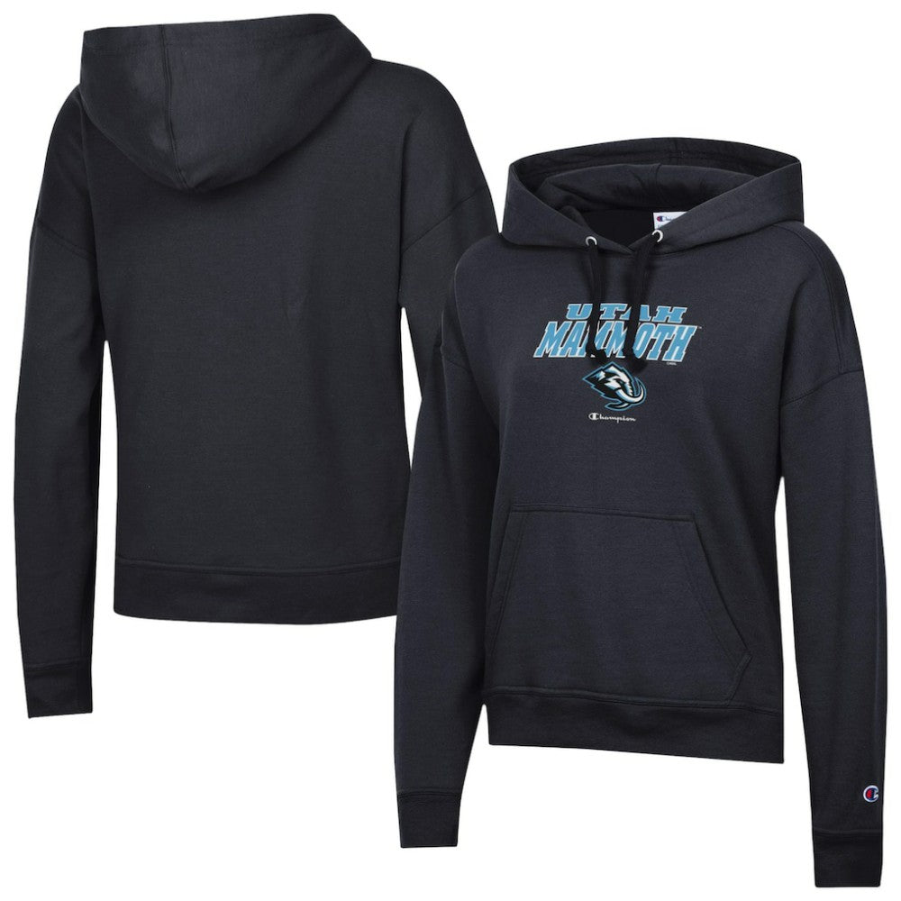 NHL Utah Mammoth Champion Women's Powerblend Fleece Hoodie - Black