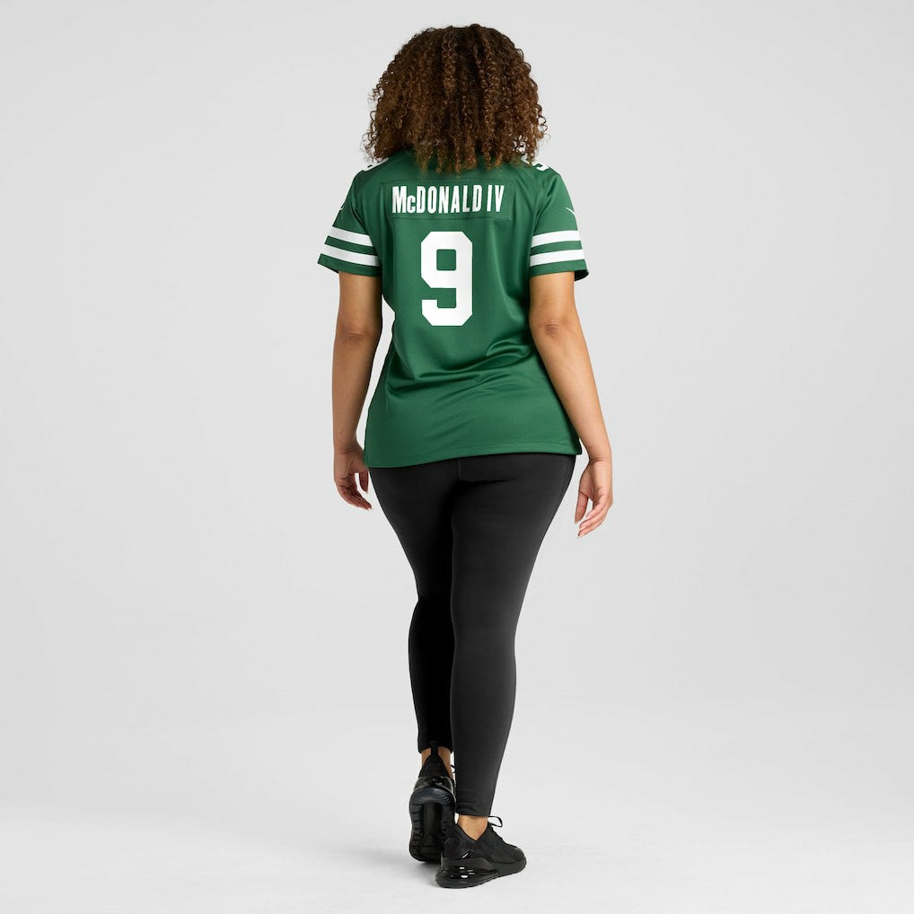 Will McDonald IV New York Jets Women's Team Game Jersey Legacy Green