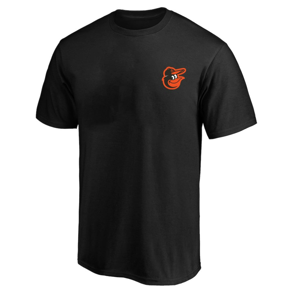 Baltimore Orioles Profile Big & Tall Two-Sided Graphic T-Shirt - Black T-shirts