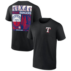 Texas Rangers Profile Big & Tall Two-Sided Graphic T-Shirt - Black T-shirts