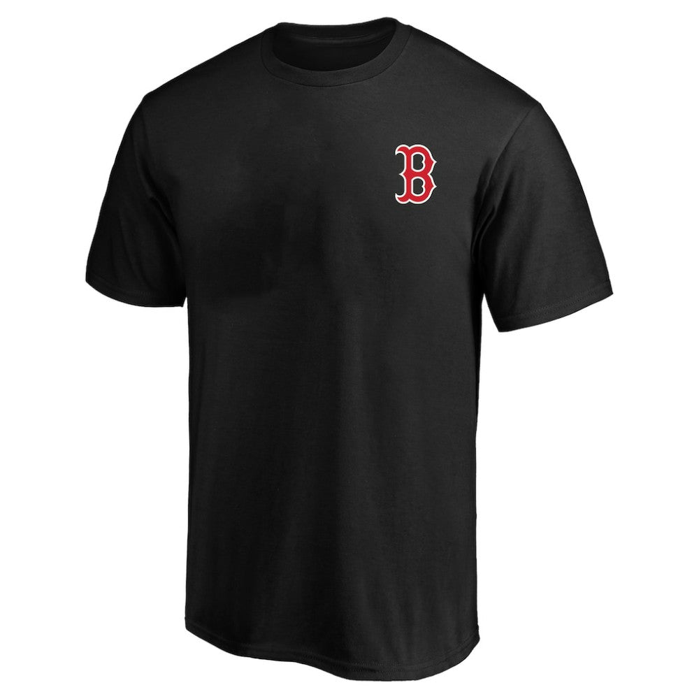 Boston Red Sox Profile Big & Tall Two-Sided Graphic T-Shirt - Black T-shirts
