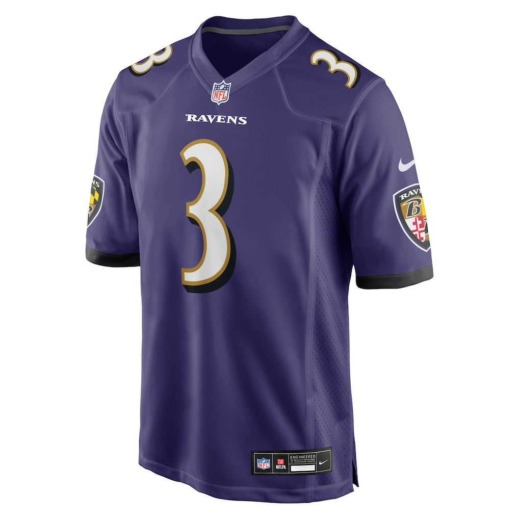 Chidobe Awuzie Baltimore Ravens Team Game Jersey Purple