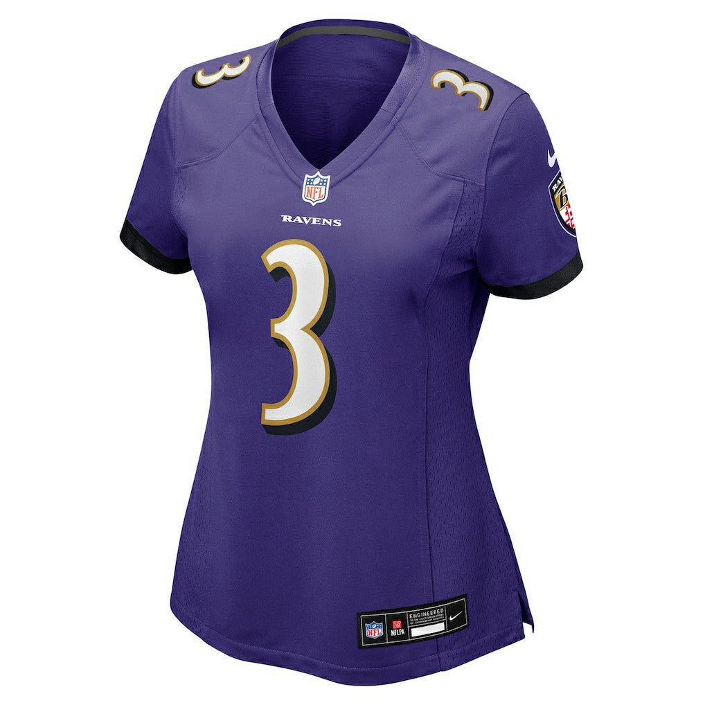 Chidobe Awuzie Baltimore Ravens Women's Team Game Jersey Purple
