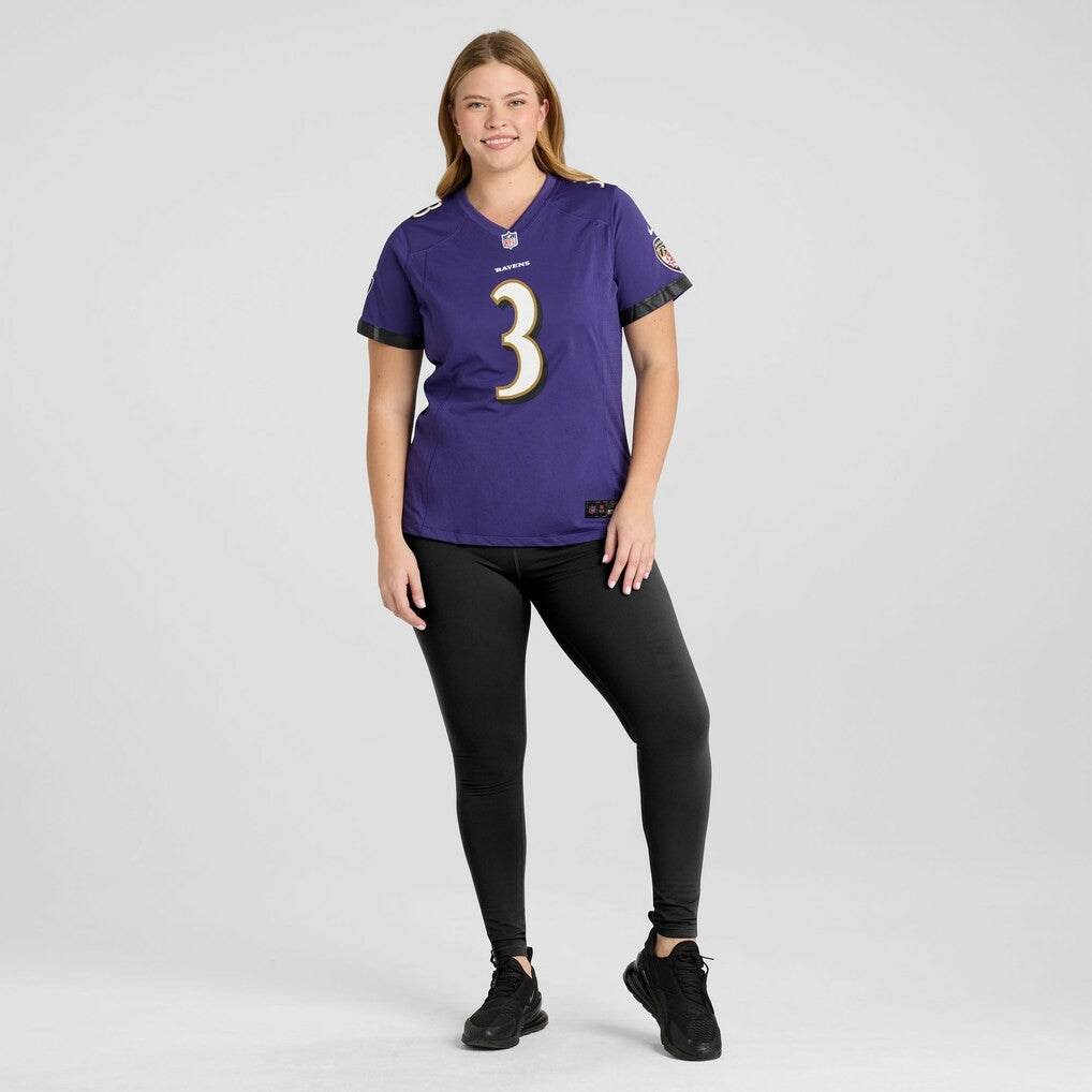 Chidobe Awuzie Baltimore Ravens Women's Team Game Jersey Purple