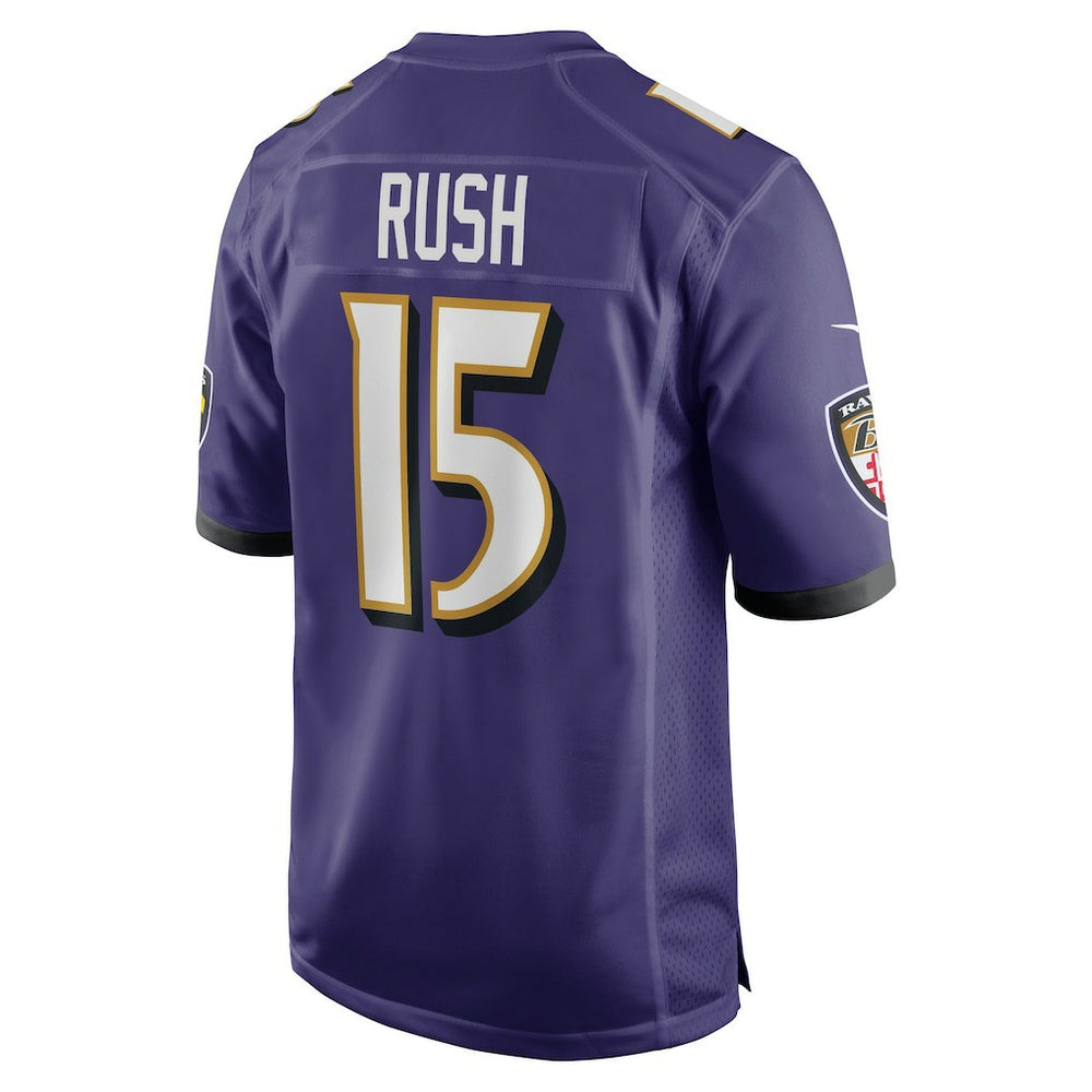 Cooper Rush Baltimore Ravens Team Game Jersey Purple