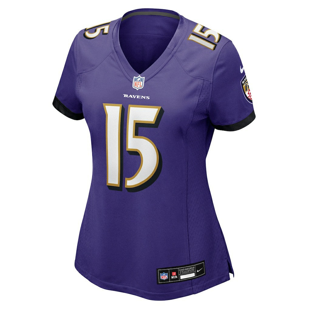 Cooper Rush Baltimore Ravens Women's Team Game Jersey Purple