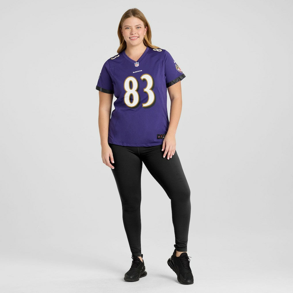 LaJohntay Wester Baltimore Ravens Women's Team Game Jersey Purple