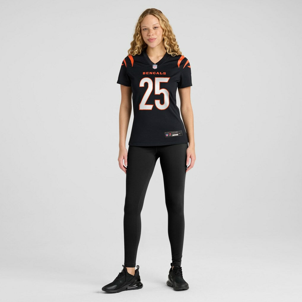 Tahj Brooks Cincinnati Bengals Women's Team Game Jersey Black