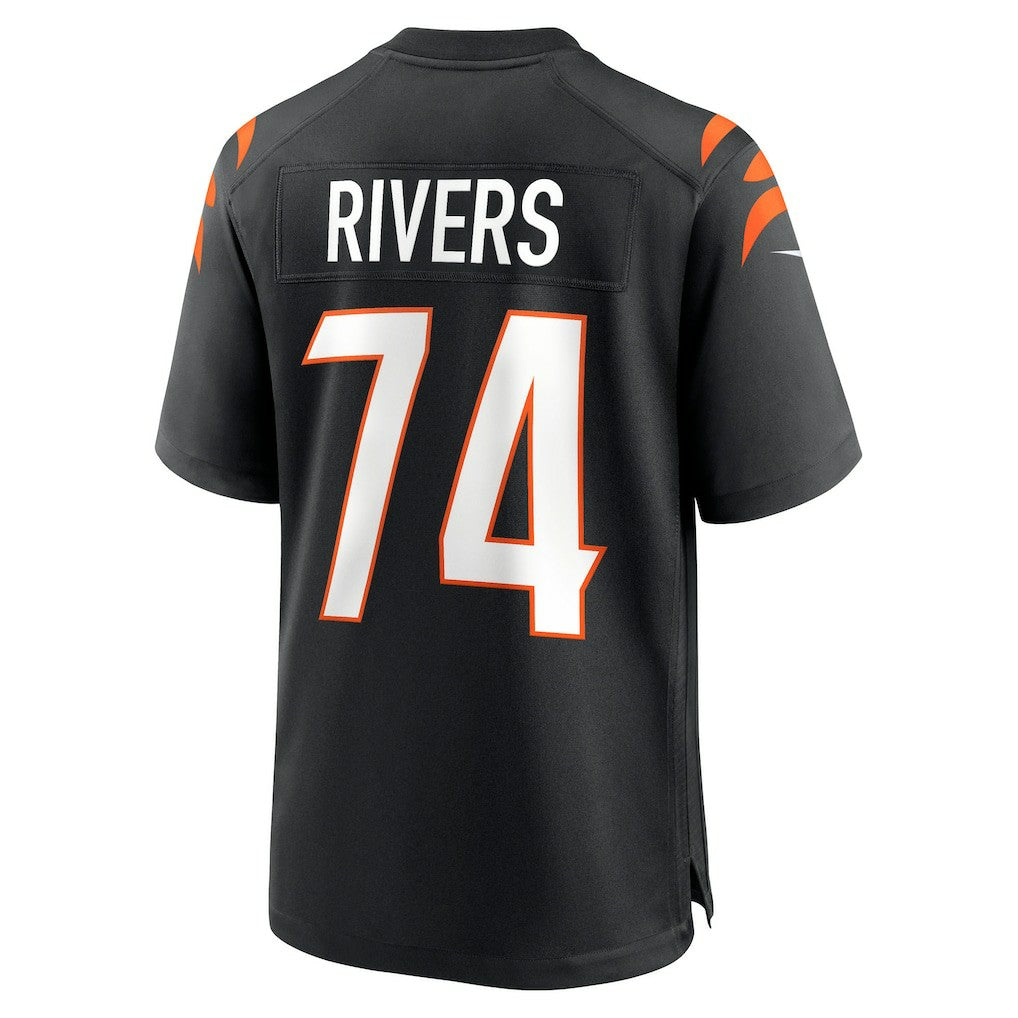 Jalen Rivers Cincinnati Bengals Team Game Jersey Black