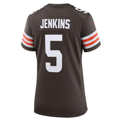 Rayshawn Jenkins Cleveland Browns Women's Team Game Jersey Brown