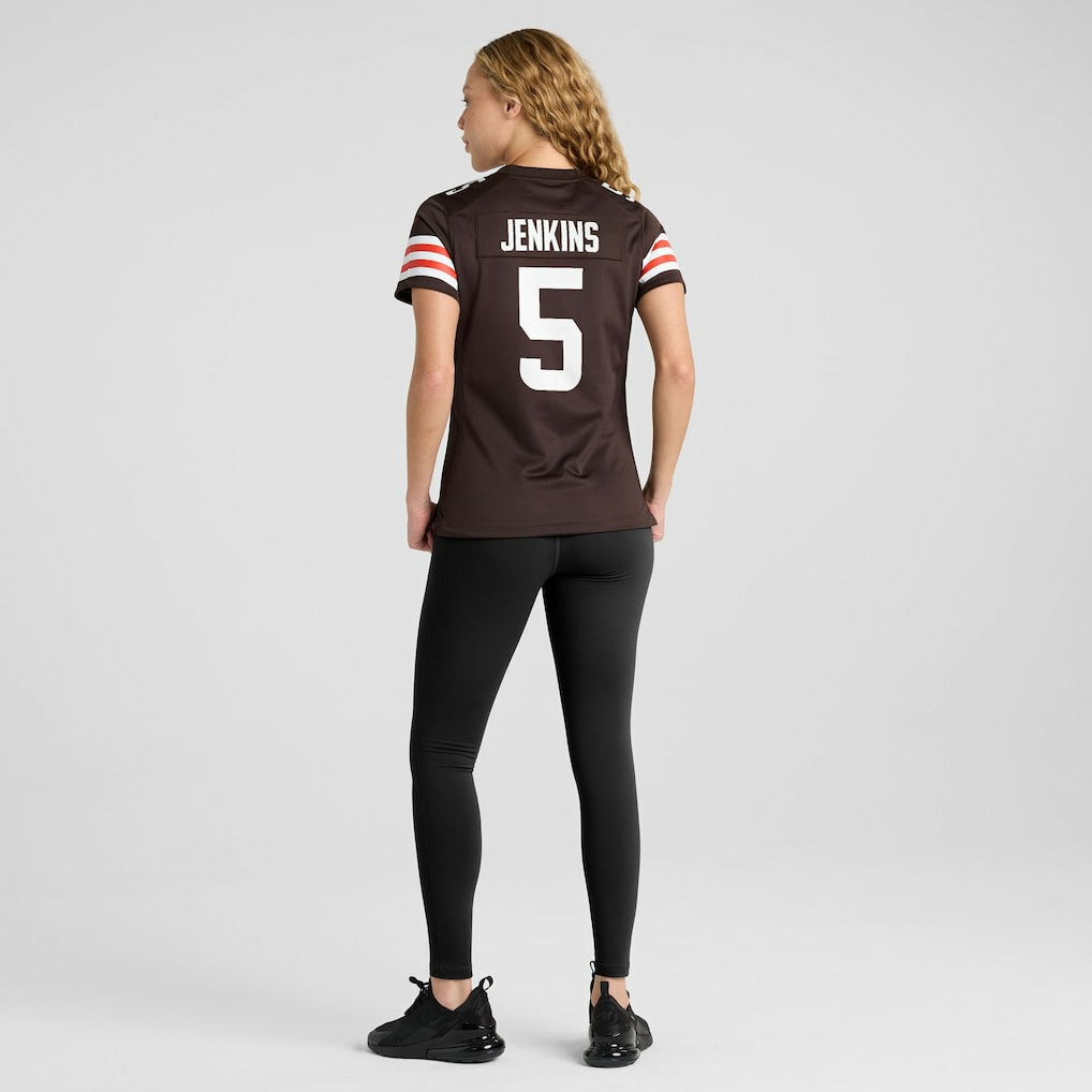 Rayshawn Jenkins Cleveland Browns Women's Team Game Jersey Brown