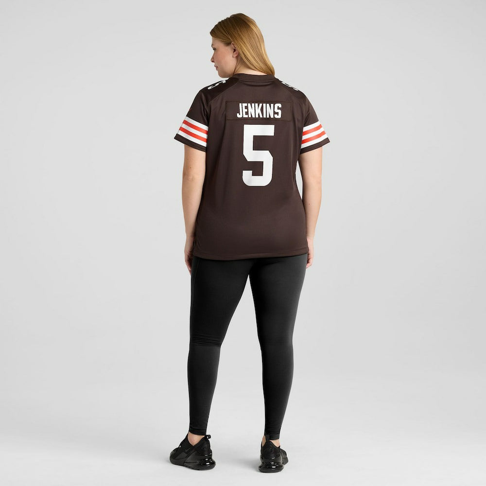 Rayshawn Jenkins Cleveland Browns Women's Team Game Jersey Brown