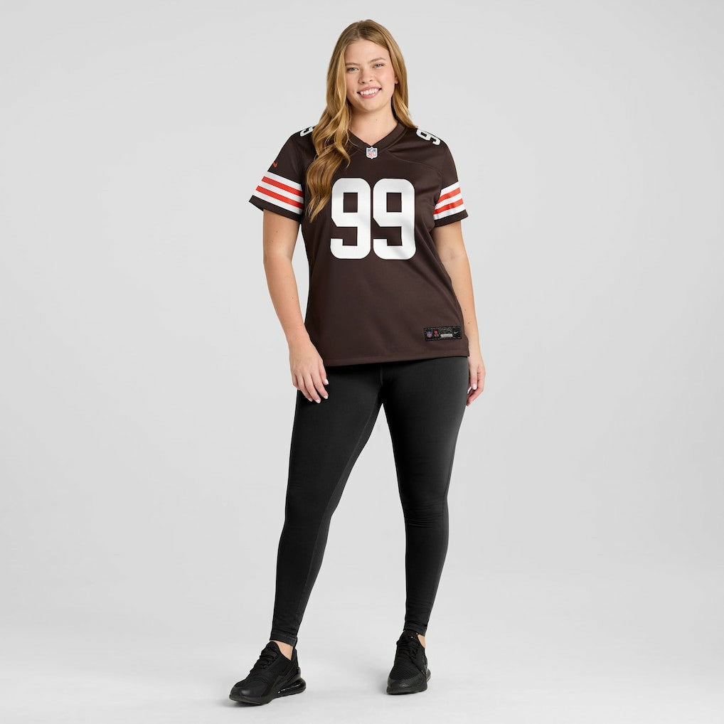 Cameron Thomas Cleveland Browns Women's Team Game Jersey Brown