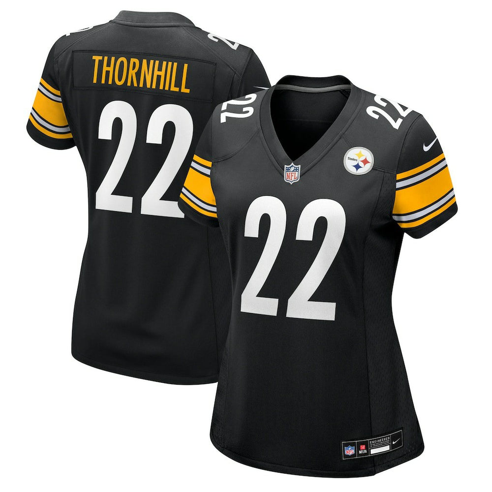 Juan Thornhill Pittsburgh Steelers Women's Team Game Jersey Black