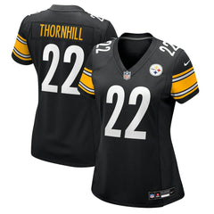 Juan Thornhill Pittsburgh Steelers Women's Team Game Jersey Black