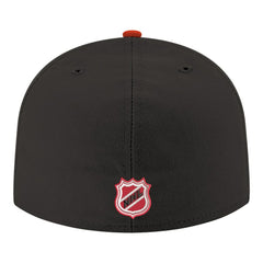 NHL New Jersey Devils New Era Core Logo Two-Tone 59FIFTY Fitted Hat - Black