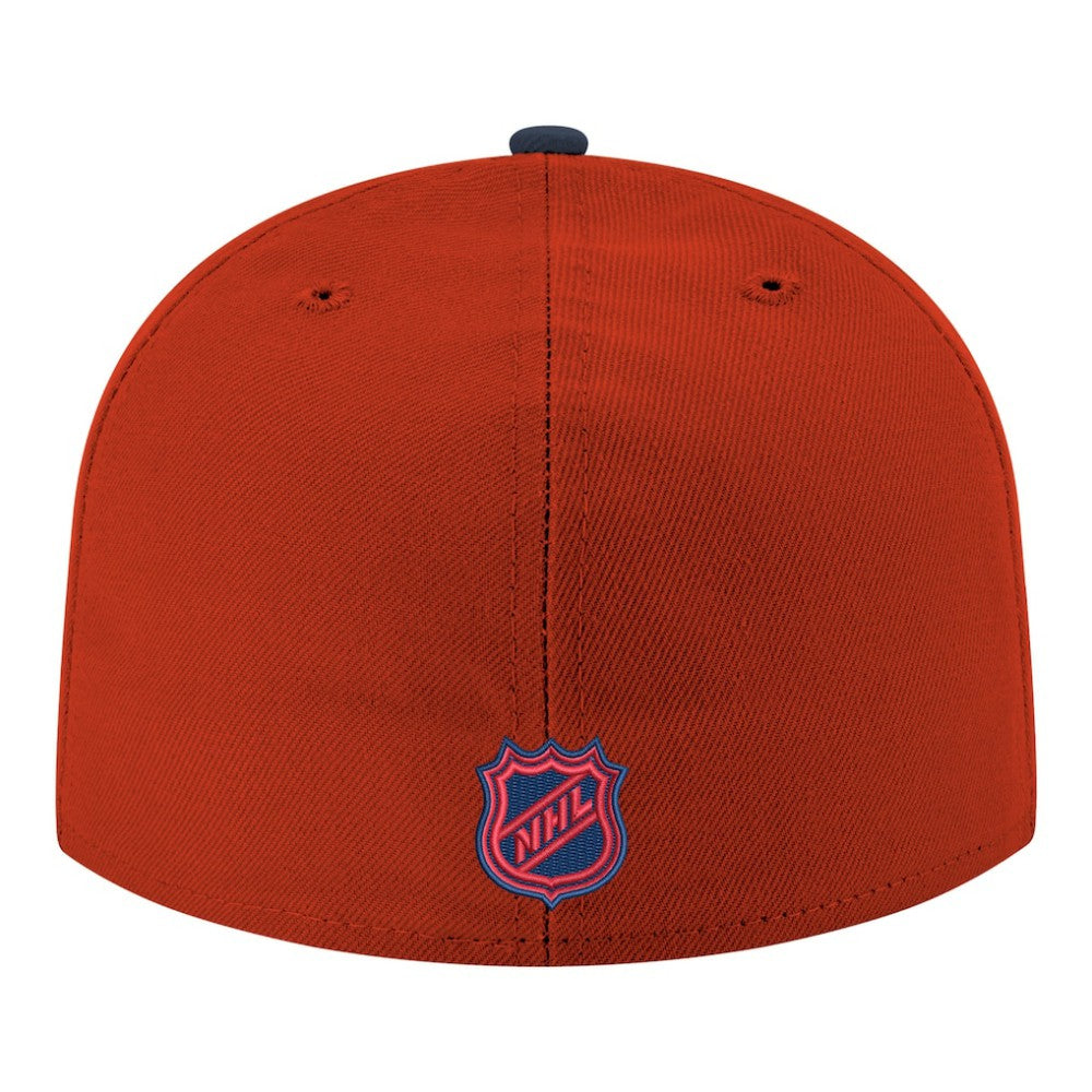 NHL Montreal Canadiens New Era Core Logo Two-Tone 59FIFTY Fitted Hat - Red