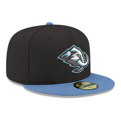 NHL Utah Mammoth New Era Core Logo Two-Tone 59FIFTY Fitted Hat - Black