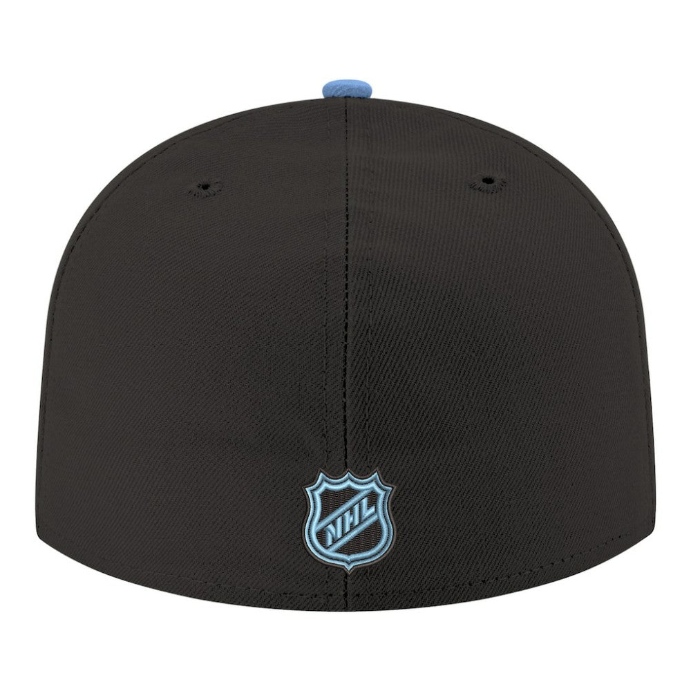NHL Utah Mammoth New Era Core Logo Two-Tone 59FIFTY Fitted Hat - Black