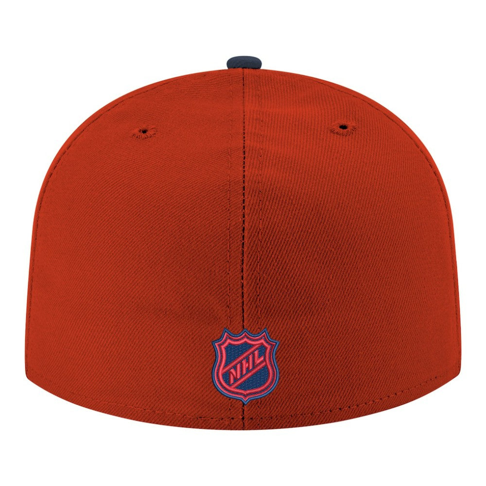 NHL Washington Capitals New Era Core Logo Two-Tone 59FIFTY Fitted Hat - Red