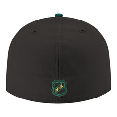 NHL Dallas Stars New Era Core Logo Two-Tone 59FIFTY Fitted Hat - Black