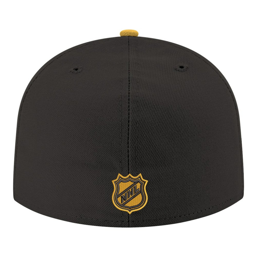 NHL Boston Bruins New Era Core Logo Two-Tone 59FIFTY Fitted Hat - Black