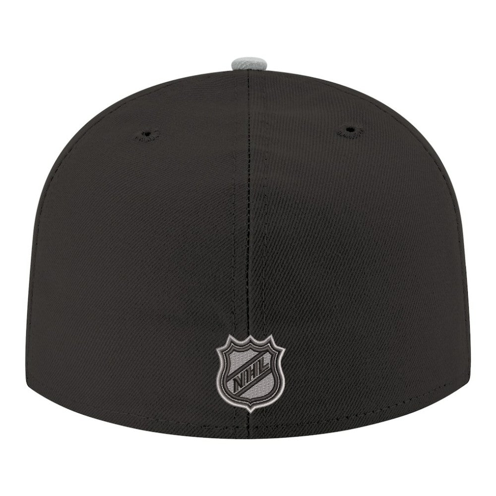 NHL Los Angeles Kings New Era Core Logo Two-Tone 59FIFTY Fitted Hat - Black