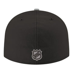 NHL Los Angeles Kings New Era Core Logo Two-Tone 59FIFTY Fitted Hat - Black