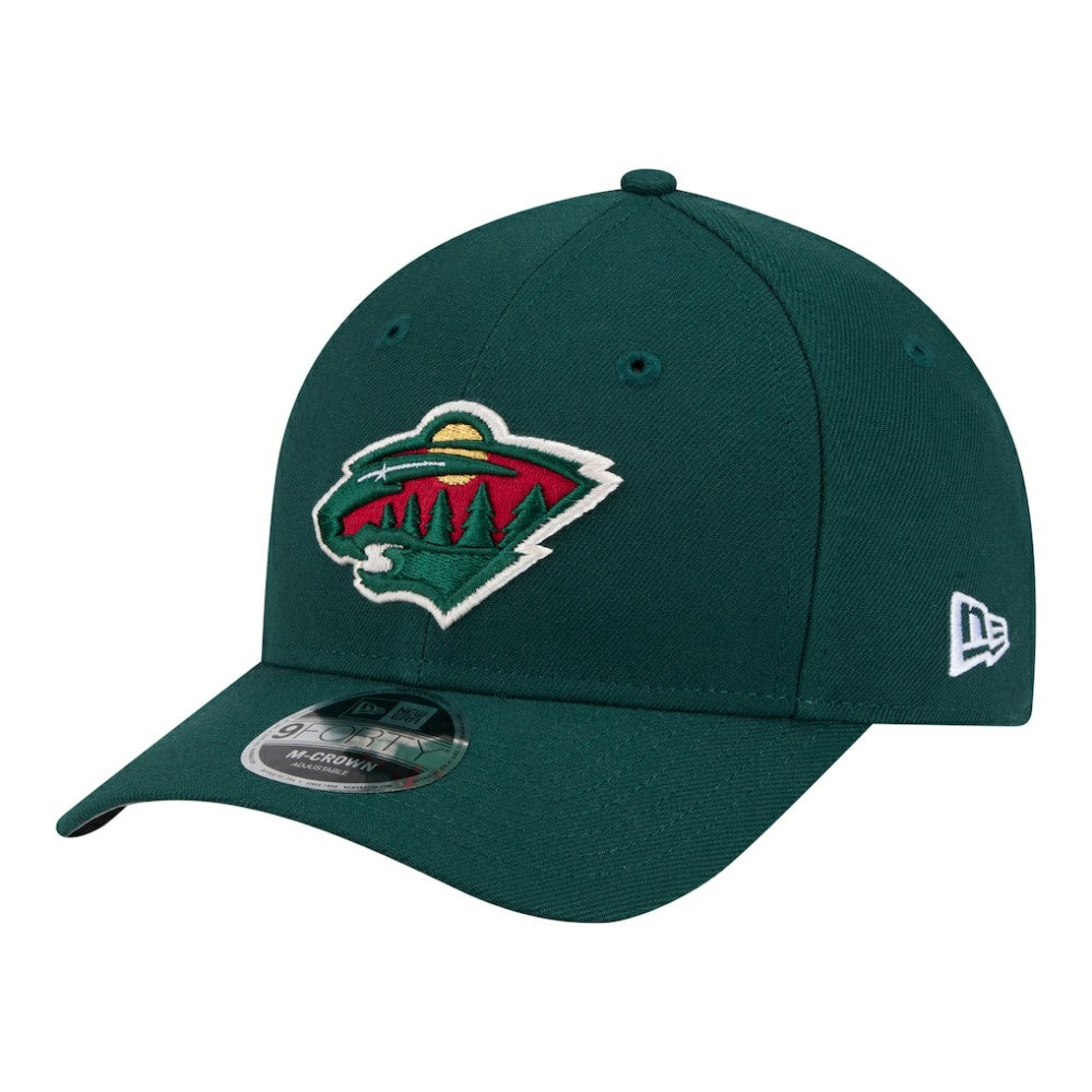NHL Minnesota Wild New Era 9FORTY M-Crown Adjustable Hat - Green