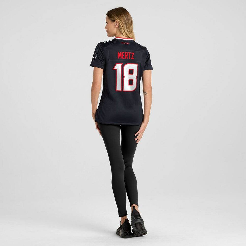 Graham Mertz Houston Texans Women's Team Game Jersey Navy