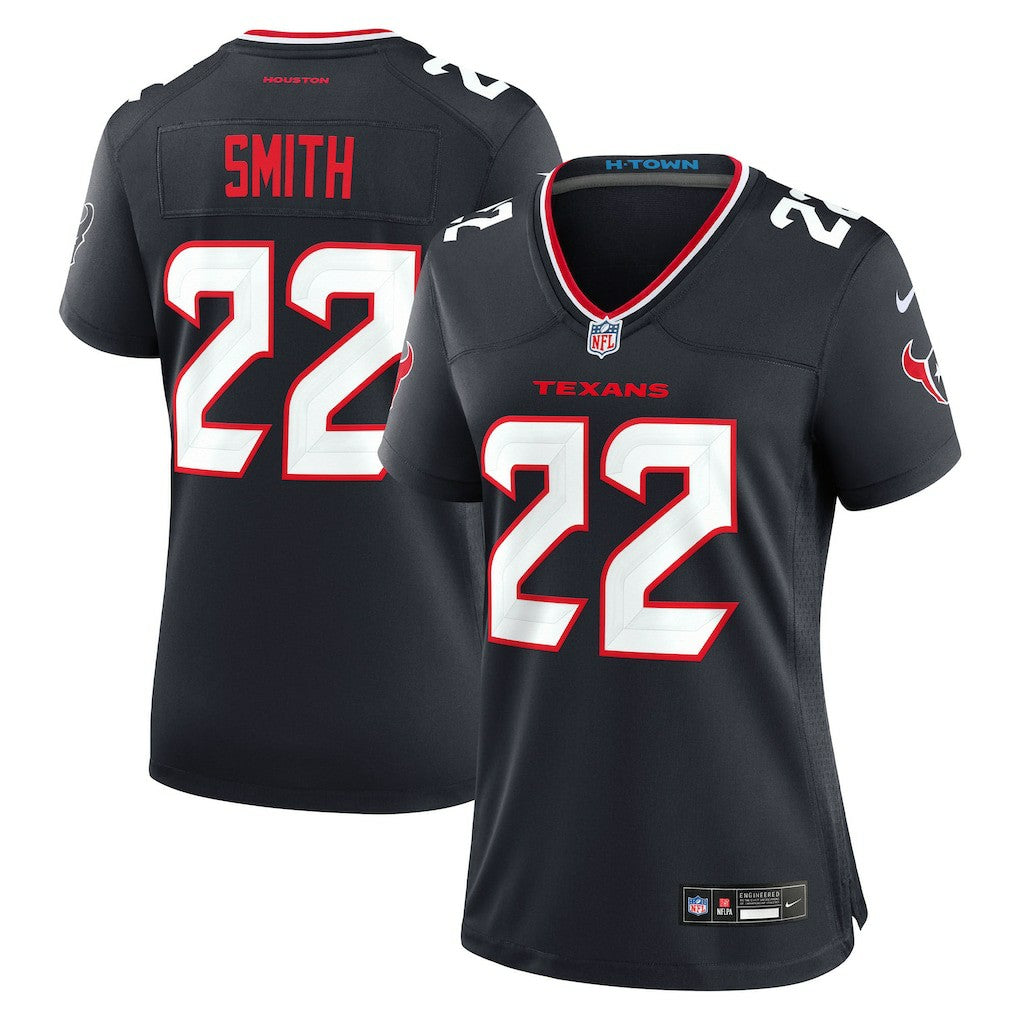 Jaylin Smith Houston Texans Women's Team Game Jersey Navy