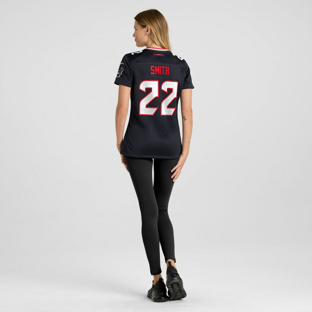 Jaylin Smith Houston Texans Women's Team Game Jersey Navy