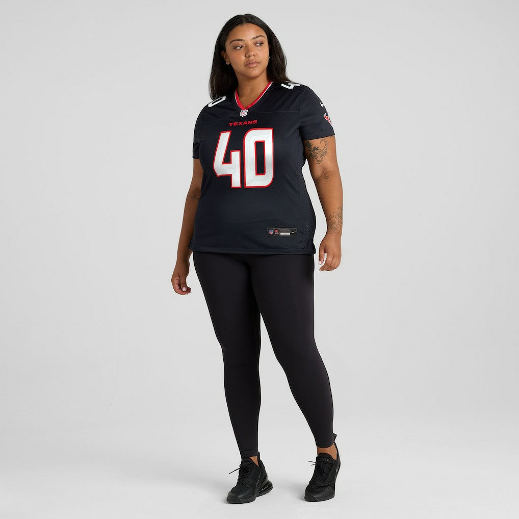Austin Brinkman Houston Texans Women's Team Game Jersey Navy